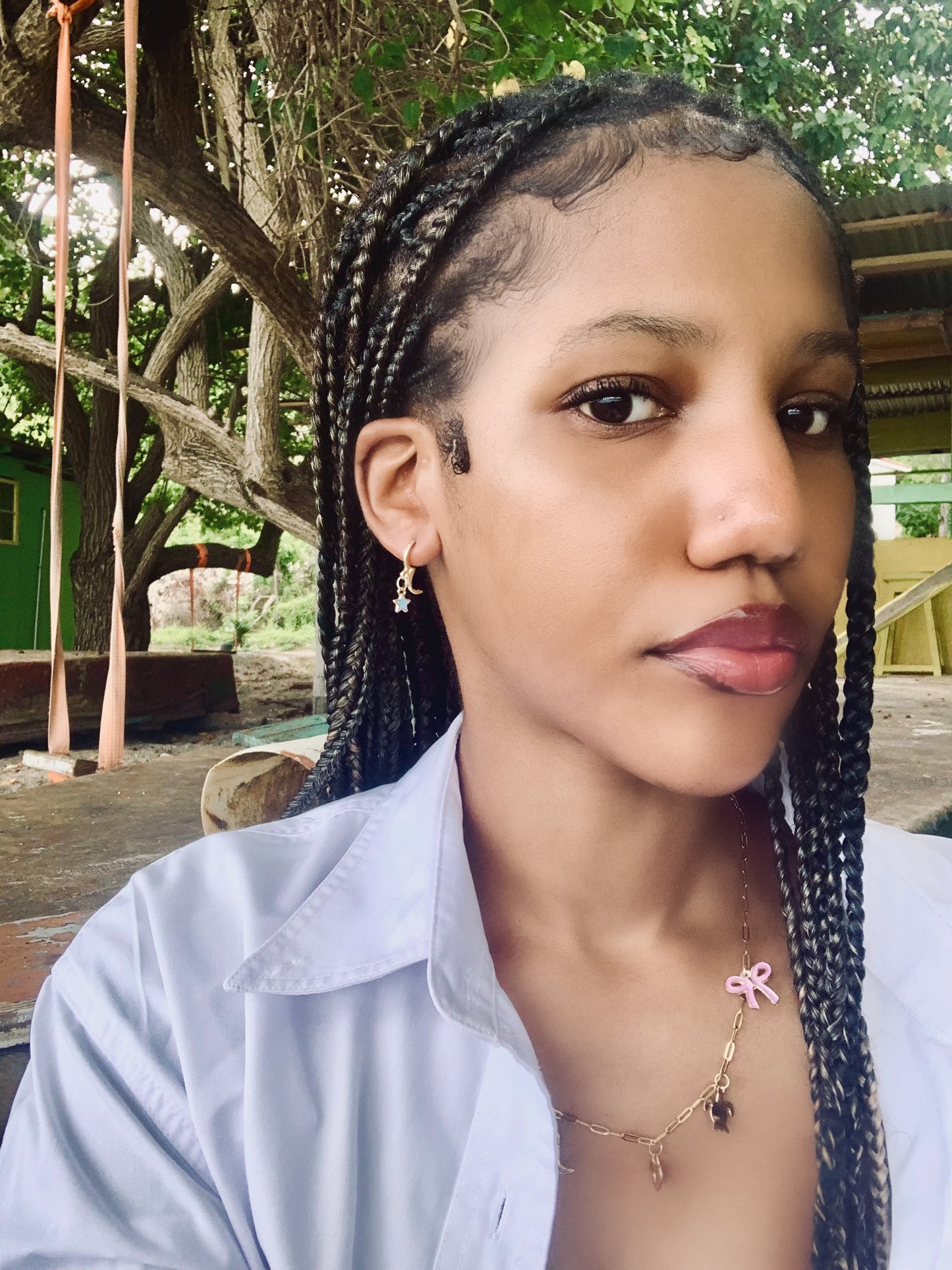 Hearts 4 Hibiscus 🌺 Huggie Earrings