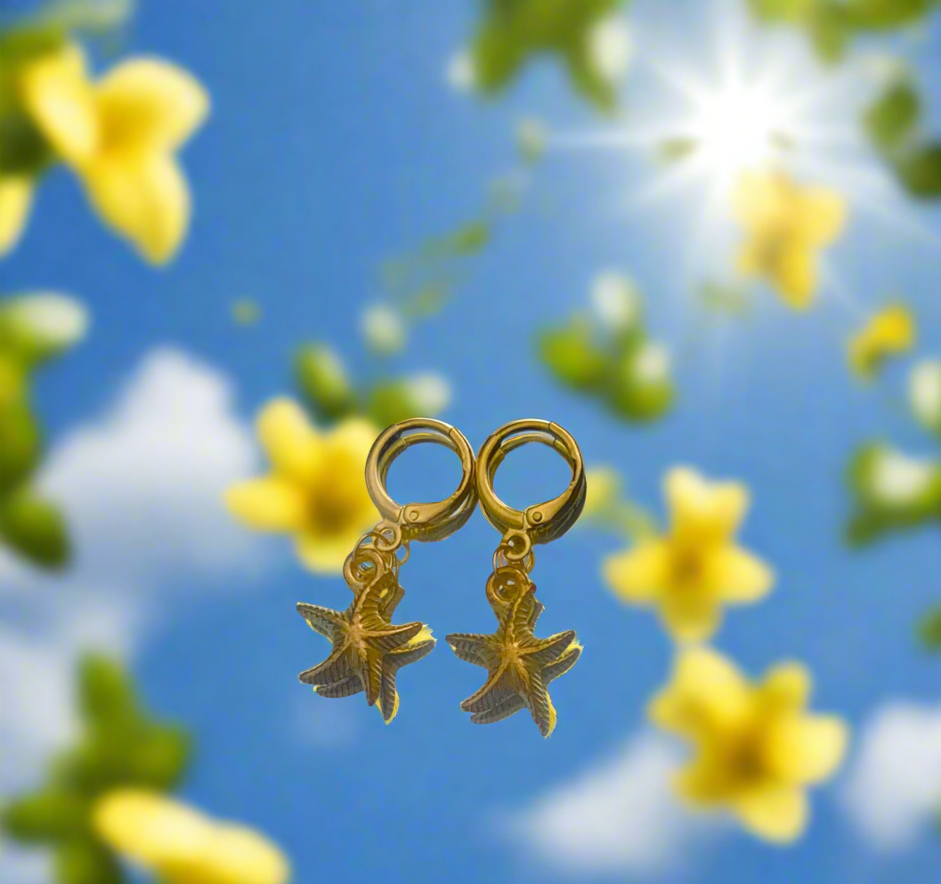 Hearts 4 Hibiscus 🌺 Huggie Earrings