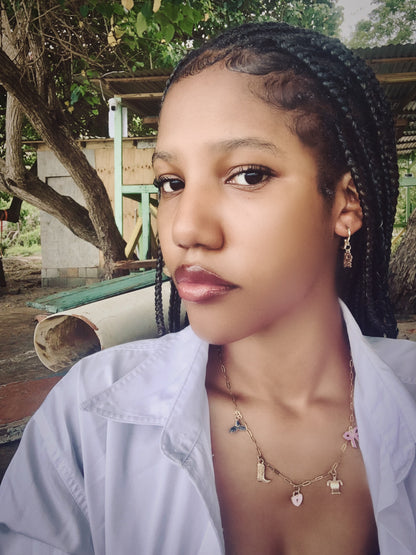 Hearts 4 Hibiscus 🌺 Huggie Earrings