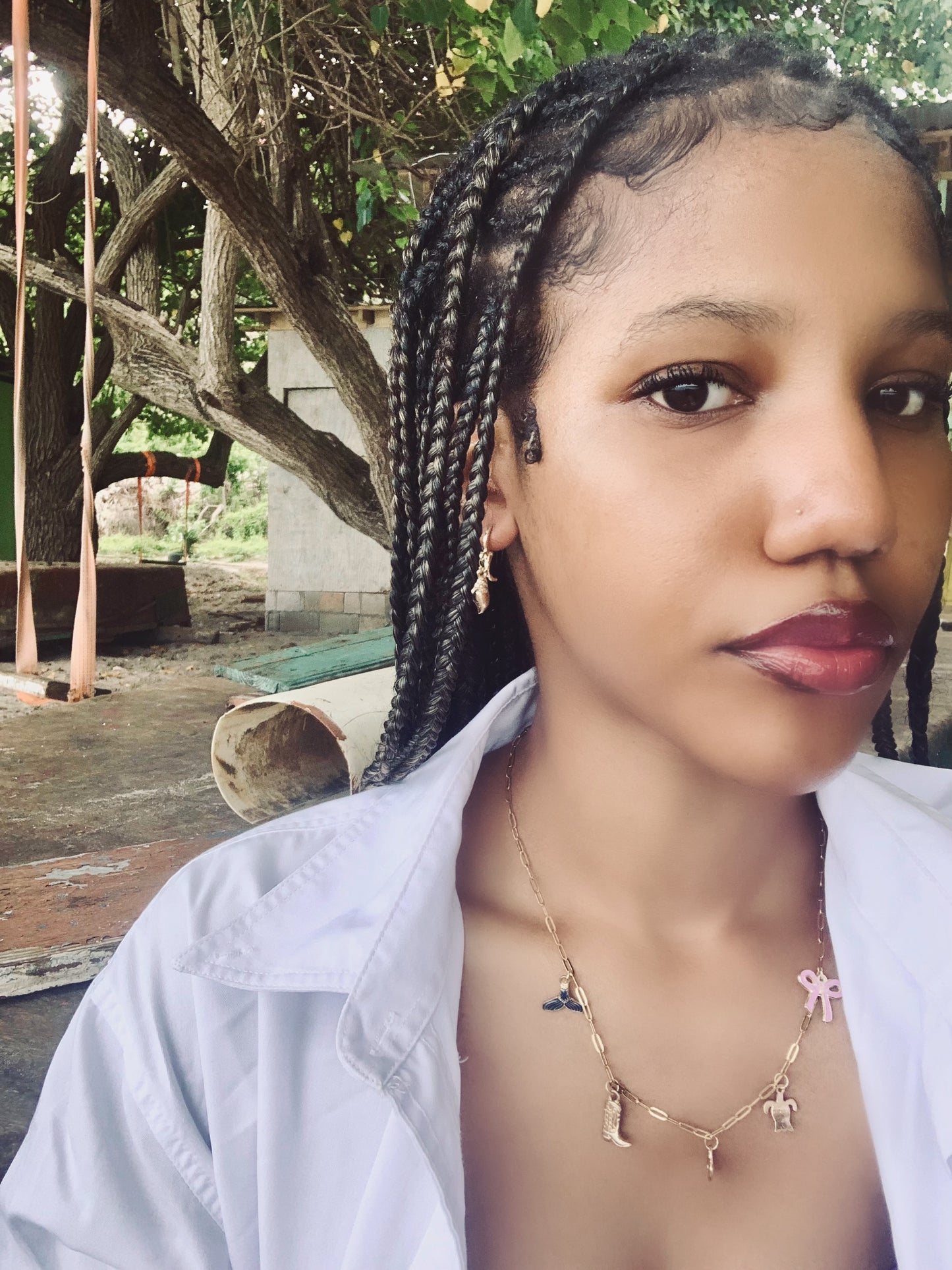 Hearts 4 Hibiscus 🌺 Huggie Earrings