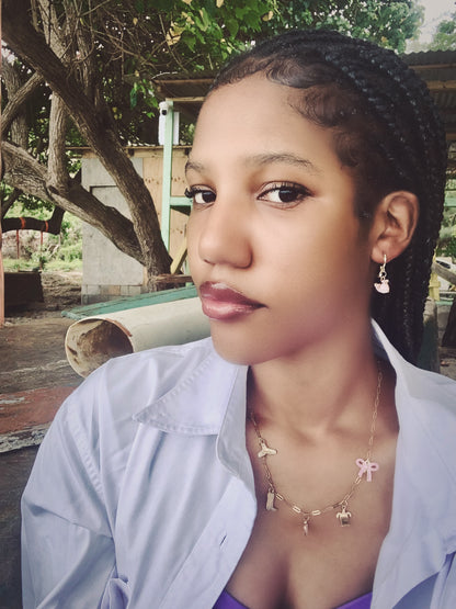 Hearts 4 Hibiscus 🌺 Huggie Earrings